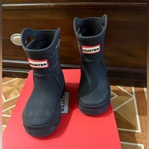 Toddler Boys Black HUNTER Rain Boots
